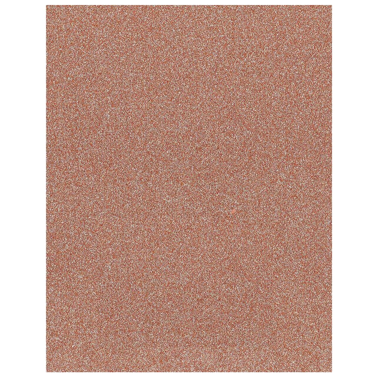 PA Paper Accents Glitter Cardstock 8.5" x 11" Rose Gold, 85lb colored cardstock paper for card making, scrapbooking, printing, quilling and crafts, 5 piece pack